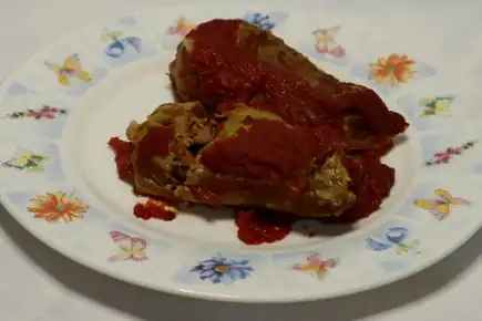 Греческая мусака с баклажанами, фаршем и кремом бешамель