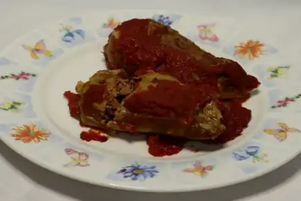 Тушеная квашеная капуста со свиными ребрышками (Бигос)